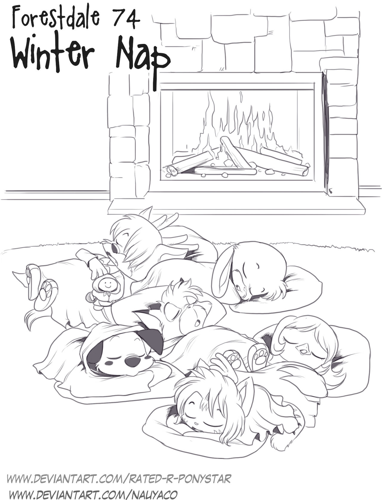 Rated R Deviantart Forestdale #74: Winter Nap by Rated-R-PonyStar on DeviantArt