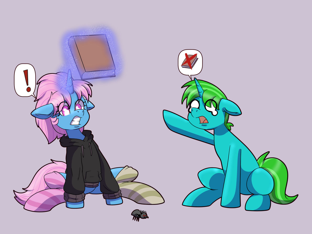 Rated R Deviantart Patreon Reward: No Not The Book! by Rated-R-PonyStar on DeviantArt