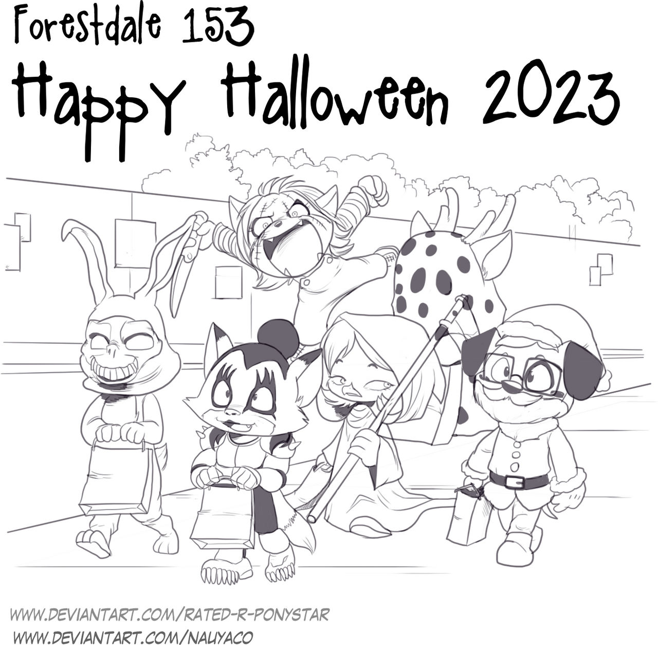 Rated R Deviantart Forestdale #153: Happy Halloween 2023 by Rated-R-PonyStar on DeviantArt