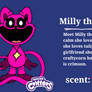 My smiling critters oc!! Milly the night kitty!!!!