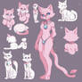 Luna reference sheet made by AI