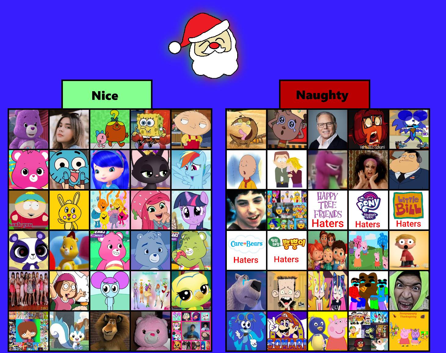 My Nice And Naughty List For 2023 by azzahalbram7 on DeviantArt