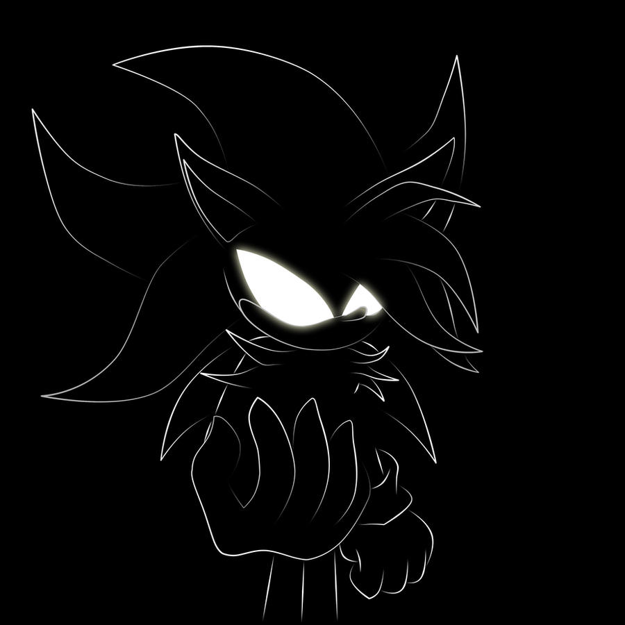 Dark Sonic Lineart