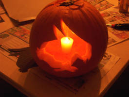 Evil Bunny Pumpkin