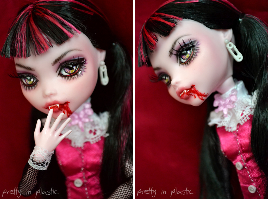 Commission - MH Draculaura bloody repaint