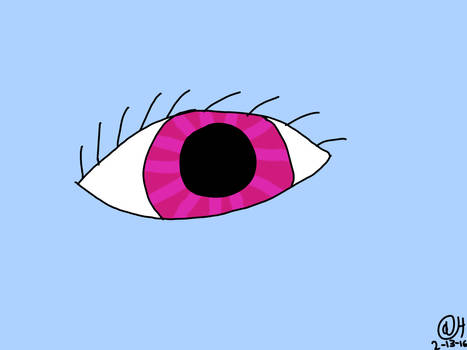 Simple eye sketch