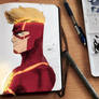 The Flash Redesign Sketch + Colors