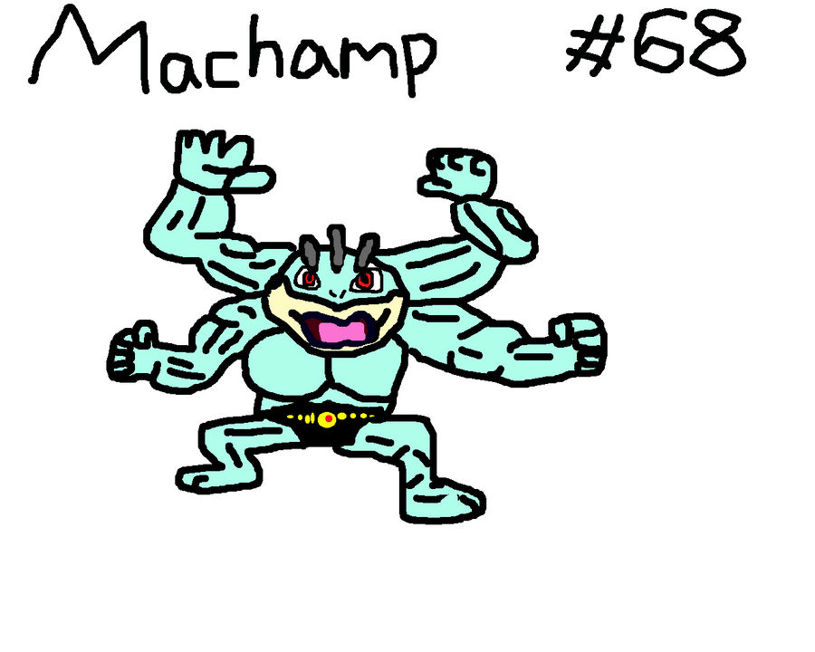 Machamp by pokemondrawer602 on DeviantArt