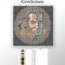 Gentleman x stitch pattern