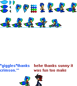 Sunnythehedgehog217 sprites updated