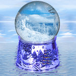 A NEW CHRISTMAS DAY -Snow Globe by Aim4Beauty