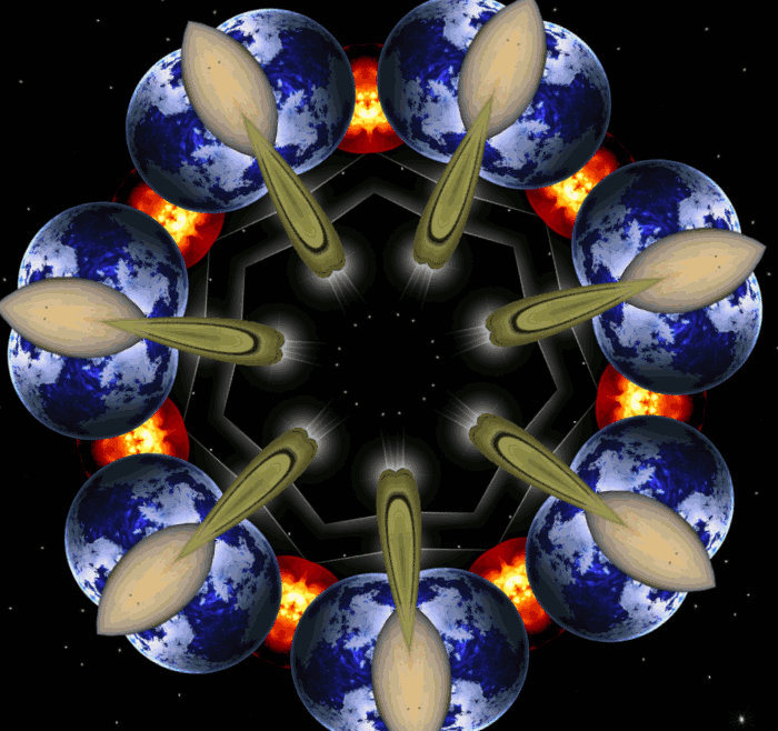 KALEIDOSCOPE OF WORLDS IN SPACE by Aim4Beauty on DeviantArt