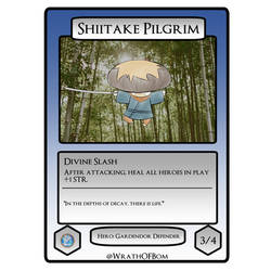 Shiitake Pilgrim card for Vegendary TCG