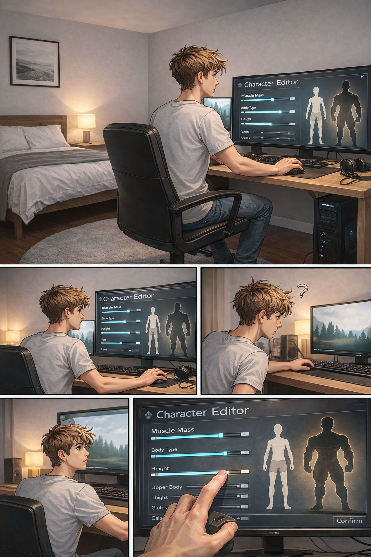 Character Editor Example Character Editor by AiArti on DeviantArt