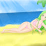 Rhea Fire Emblem with Bikini on Beach