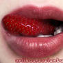 lips language strawberry