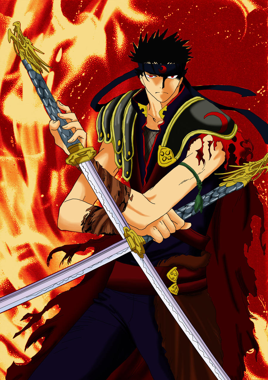 Kurogane and two swords