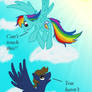 Rainbow Dash and Request digitalized