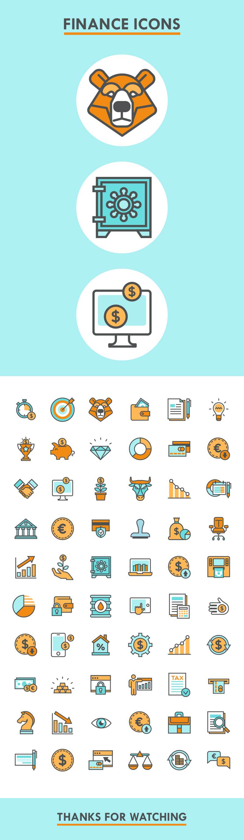 60 Finance Icons