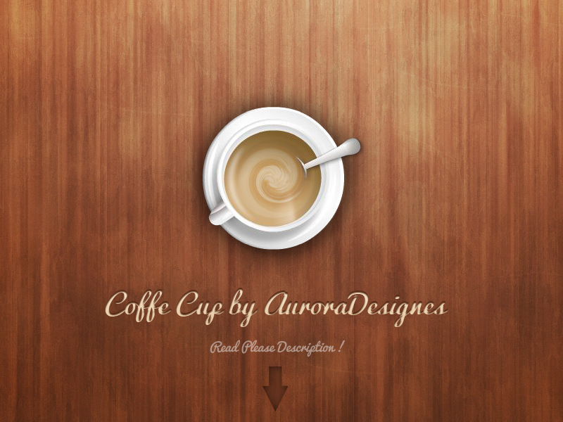 Item Coffee PSD File and Flash