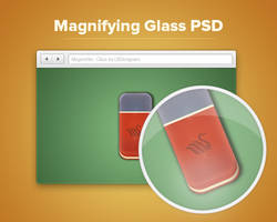 Magnifying Glass PSD