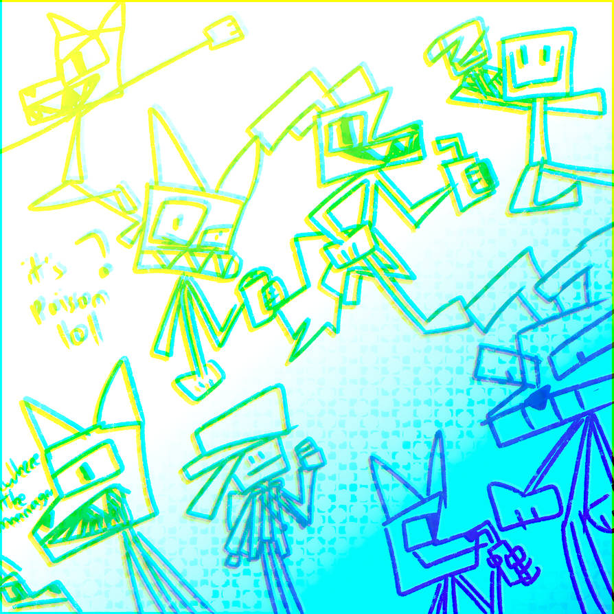 aimkid inspired doodles by b3llyg0at on DeviantArt