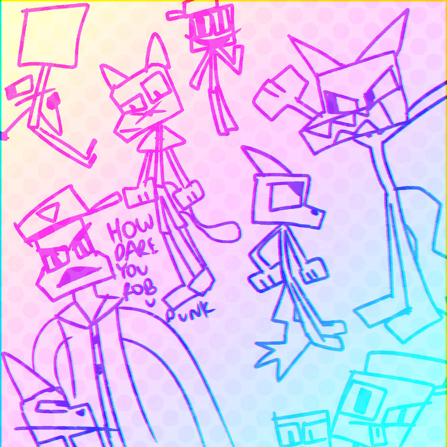 aimkid inspired doodles pt 2 by b3llyg0at on DeviantArt