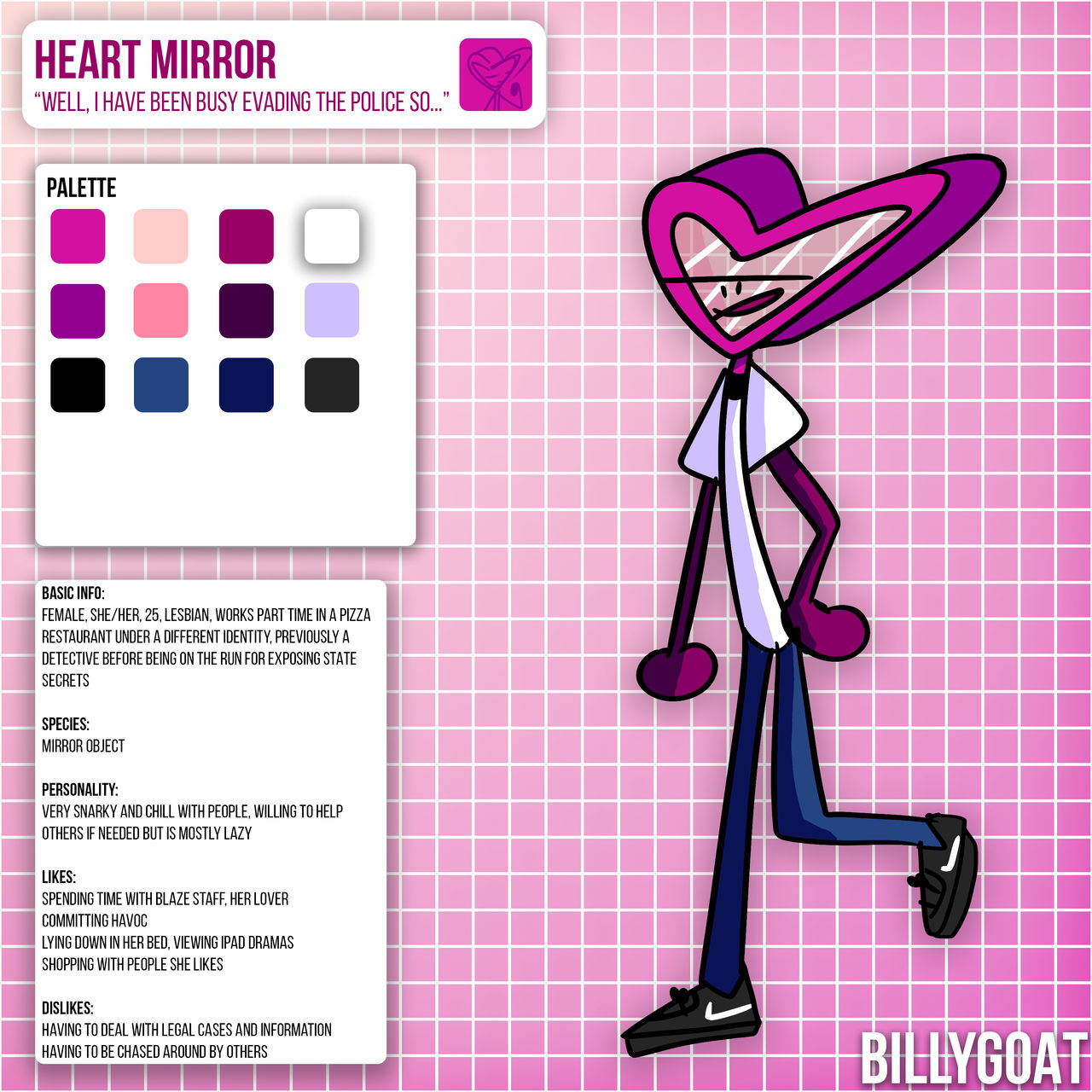 Mirror Oc Heart Mirror (Object OC Reference 2022) by b3llyg0at on DeviantArt