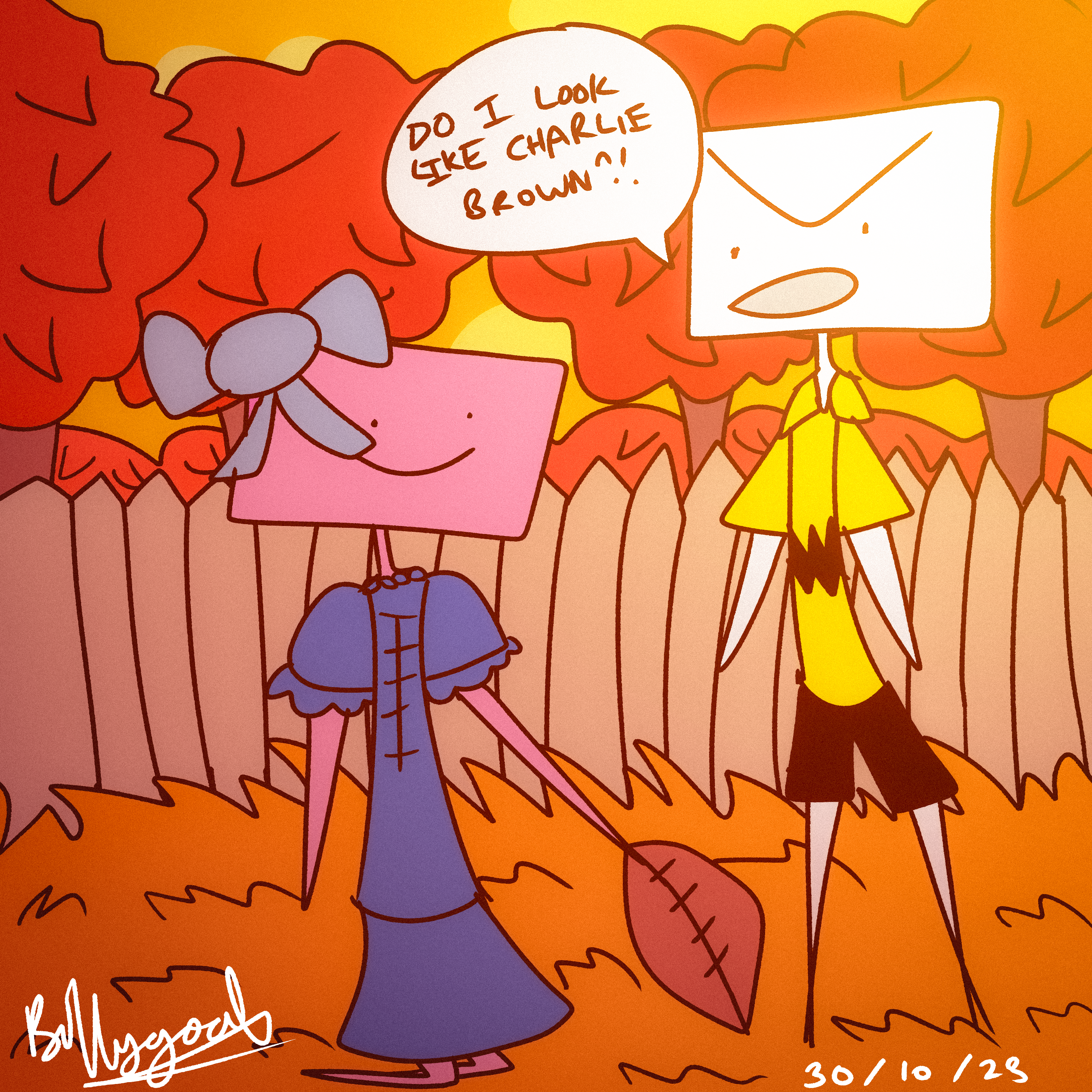 DO I LOOK LIKE CHARLIE BROWN?