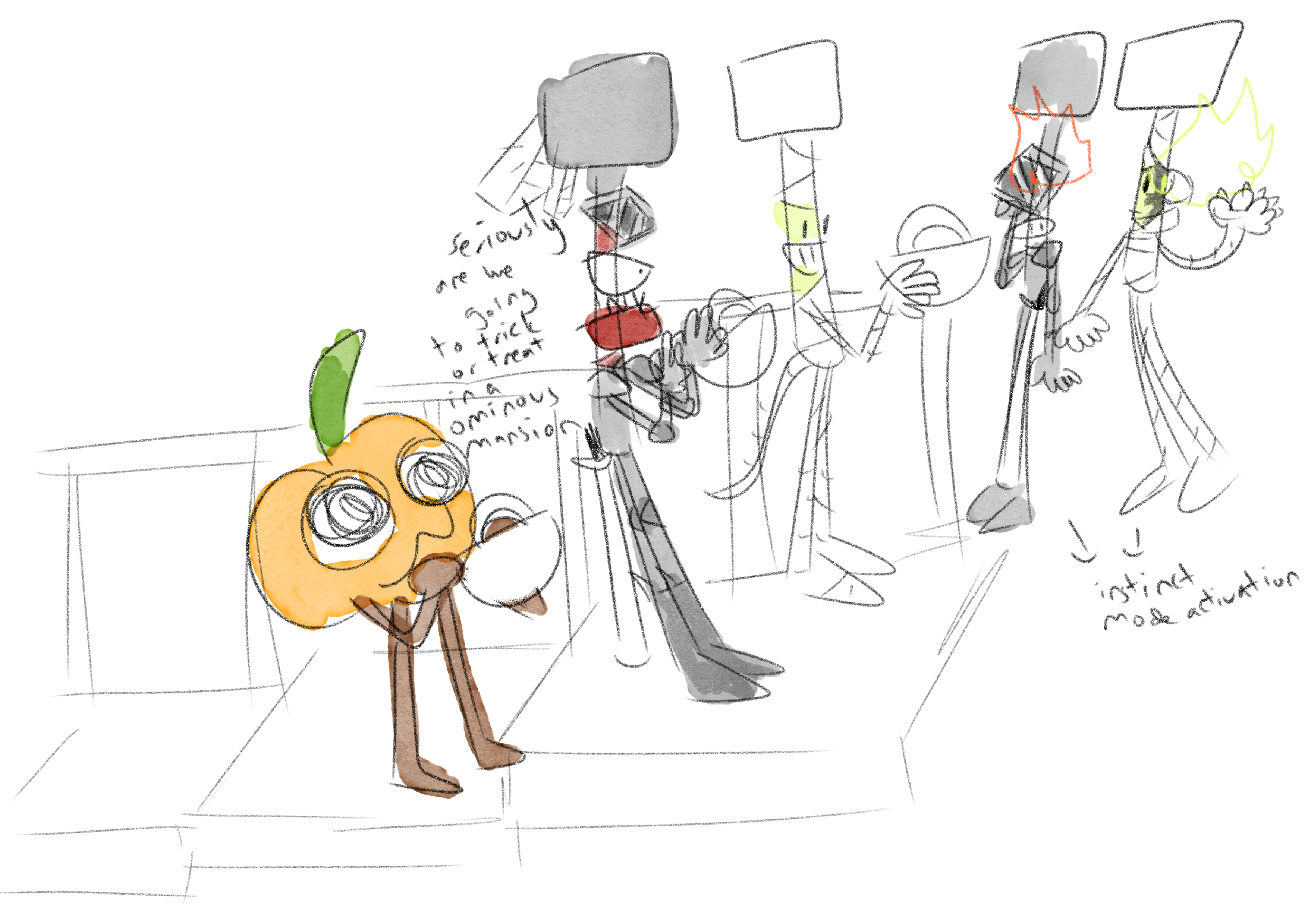 TRICK OR TREAT MOMENT