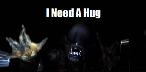 Alien hug