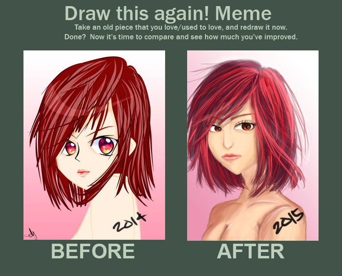 Draw this again: July 9, 2014 vs. March 16, 2015