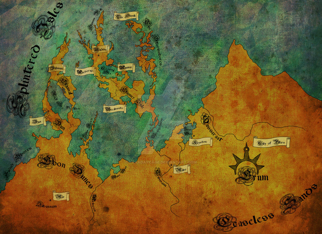 Splintered Isles Map by FaradayCage on DeviantArt