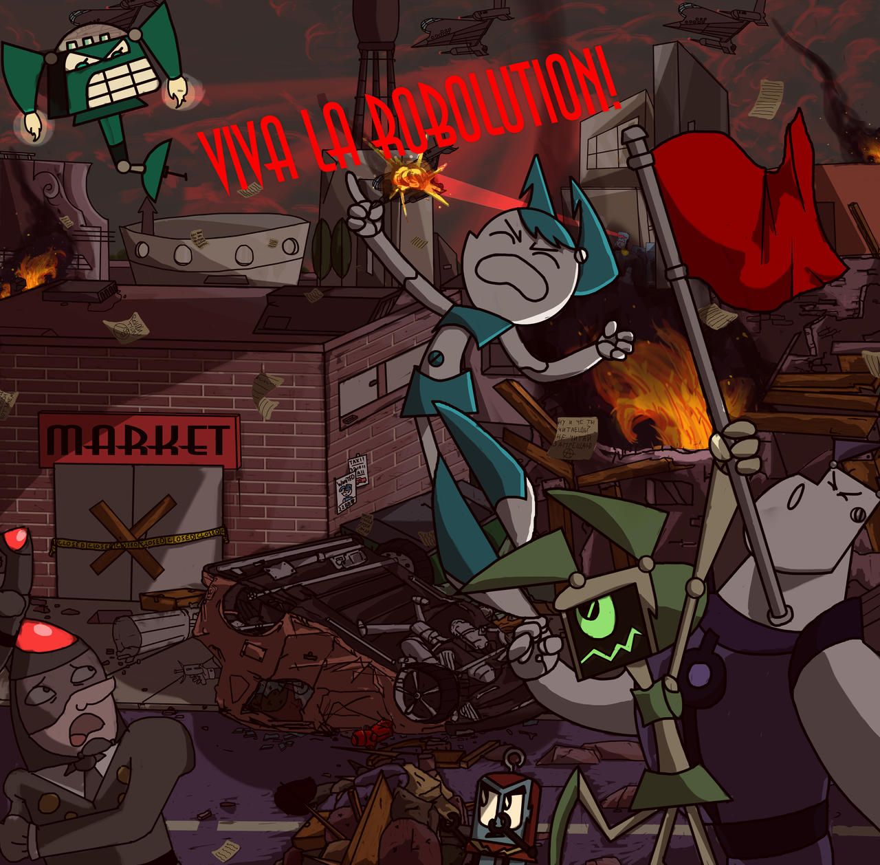 VIVA LA ROBOLUTION! by SALATOVEC on DeviantArt
