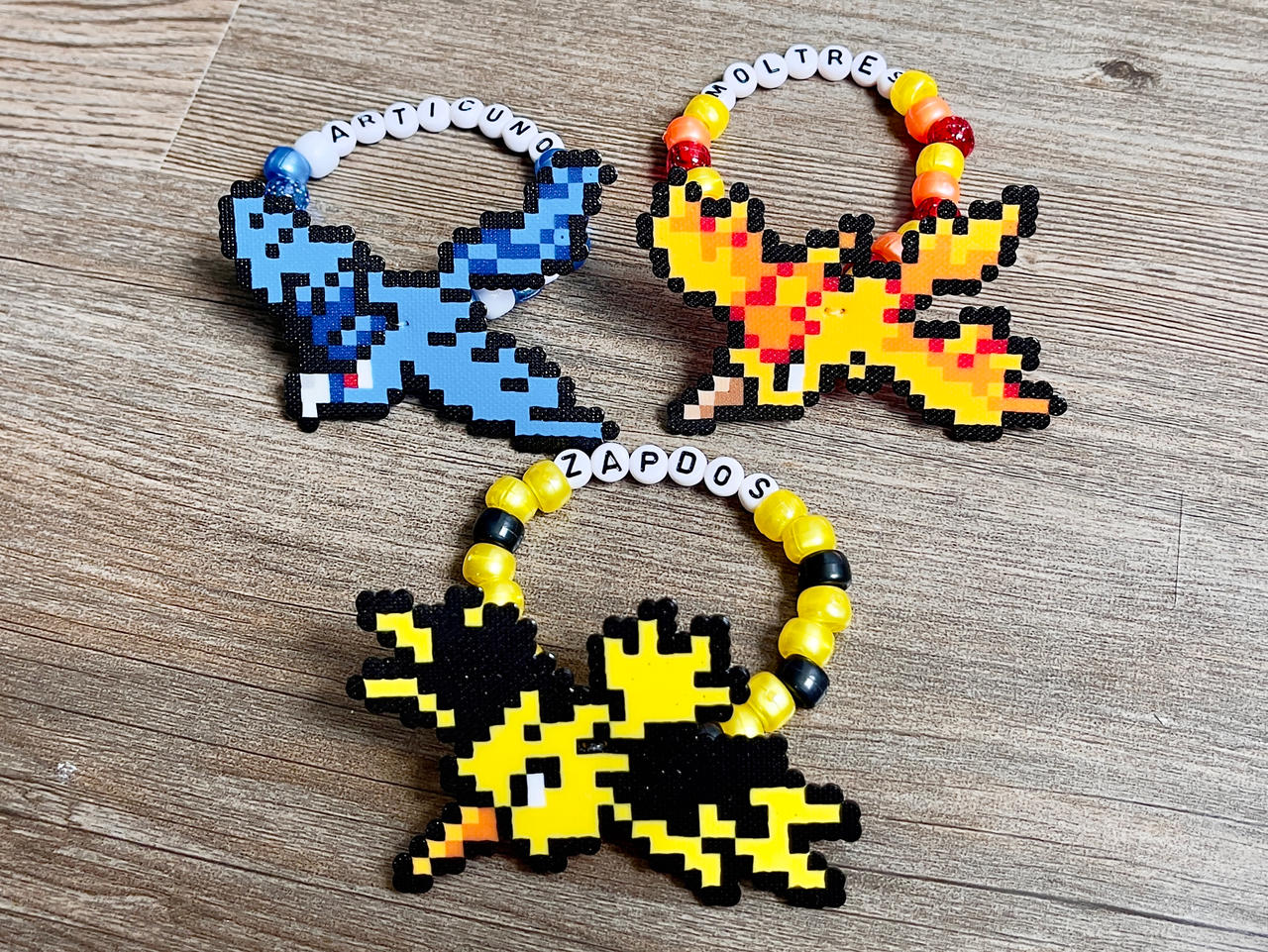Eevee Evolutions Pokémon Perler Bracelets – Leaky Pixels