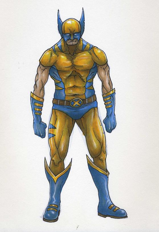 Wolverine Marker Sketch