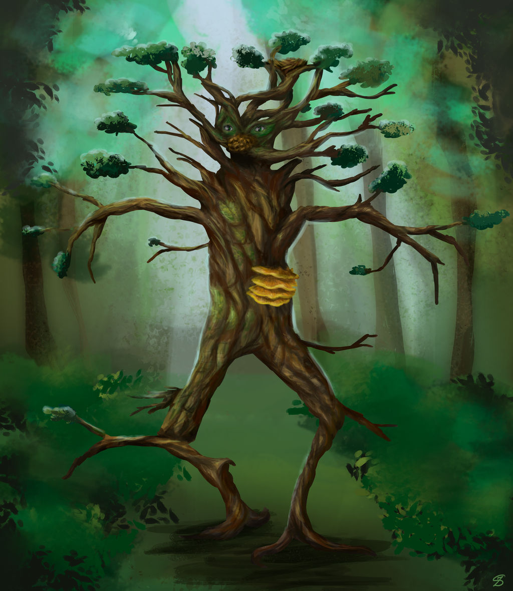 Tree creature by sophie-sz on DeviantArt