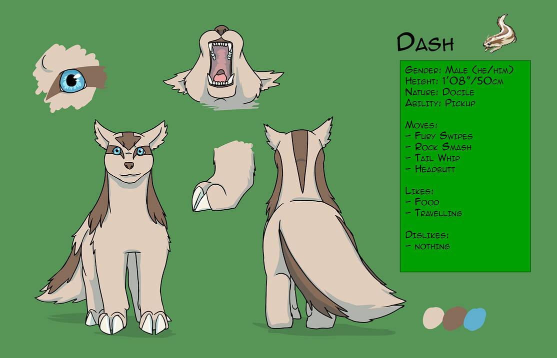 Dash Reference Sheet by Doctor-Six on DeviantArt