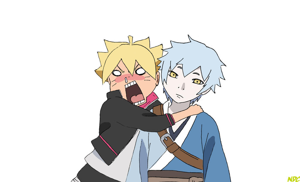 BORUTO AND MITSUKI by ndcYT on DeviantArt