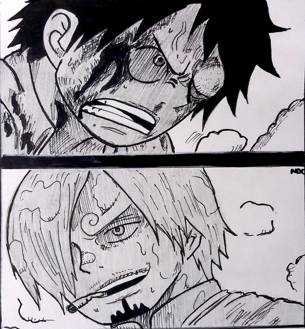 Luffy And Sanji One Piece Chapter 1 By Narutodrawingchannel On Deviantart