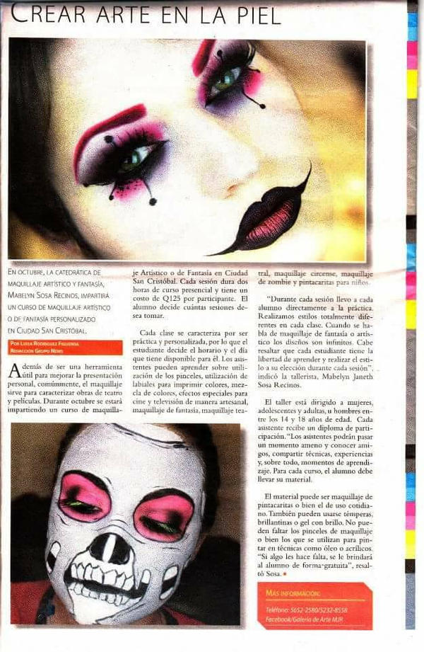 Maquillaje Artistico. Taller de arte. by LynRecinos on DeviantArt