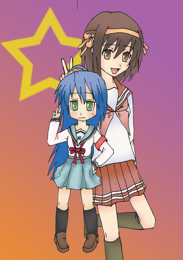 Konata and Haruhi