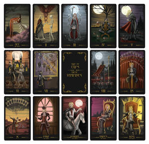 Gothic Horror Tarot Deck |  Suit of Cups Update!