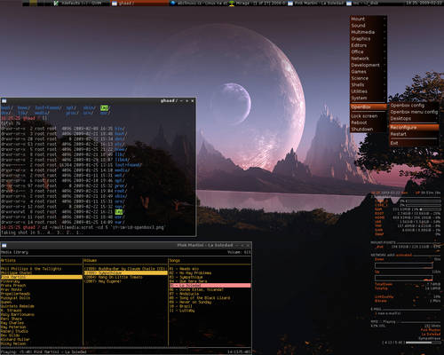 openbox 3, dark orange theme