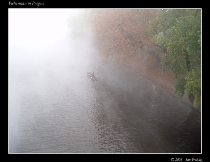 Fisherman in Prague