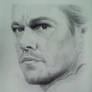 Matt Damon Portrait Sketch