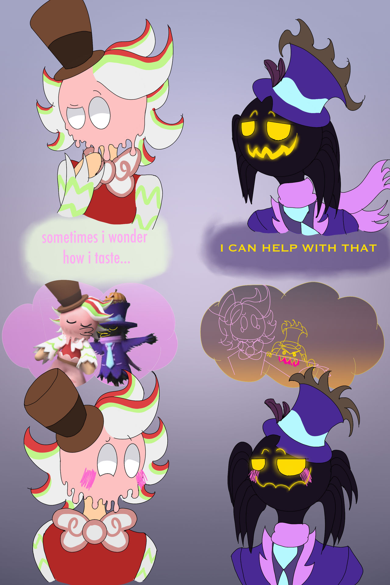 sometimes i wonder how i taste / tower heroes by buckkp on DeviantArt