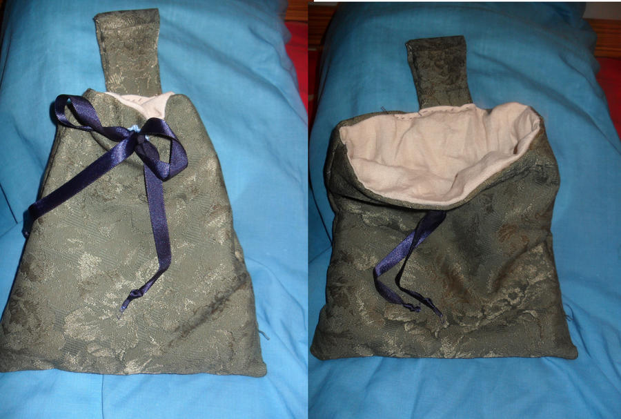 Green Drawstring Bag by openmeadow on DeviantArt