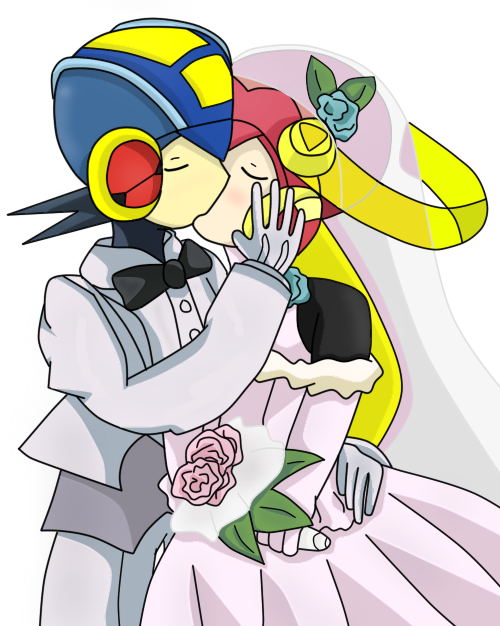 Rockman and Roll wedding by LeaveFishysWishbones on DeviantArt