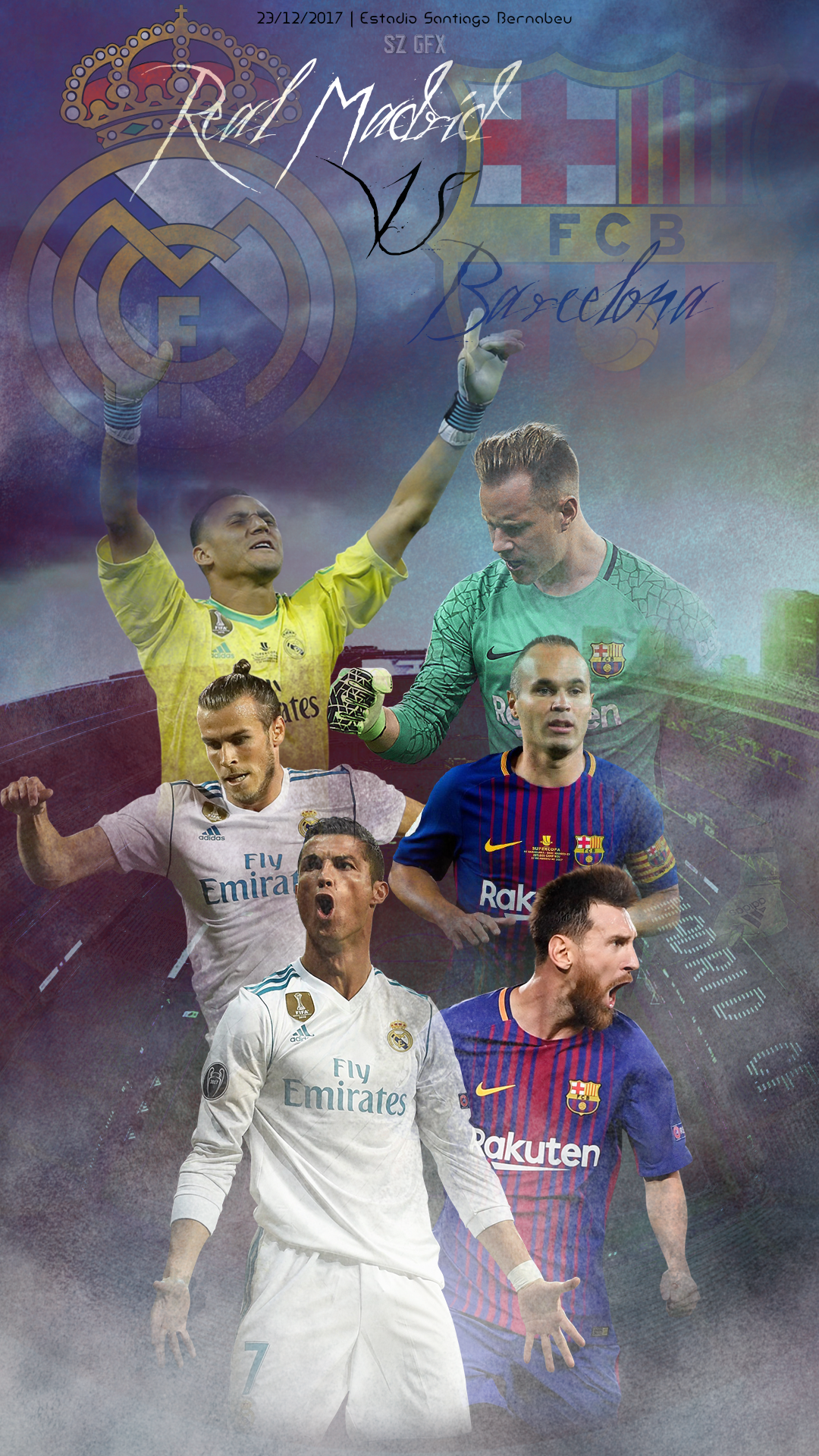 El Clasico Wallpaper Real Madrid Vs Barcelona By Scleaverzer0ne On Deviantart